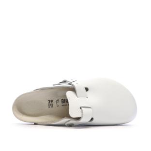 Sabots Blanc Mixte Birkenstock Boston vue 0
