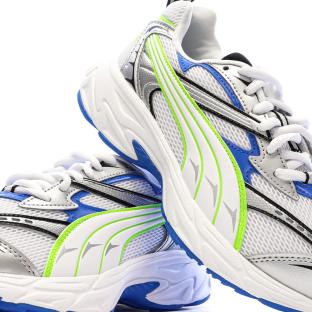 Weiße/blaue Puma Morphic Sneaker für Jungen Ansicht 0