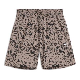 Short Beige/Noir Fille Puma Ess Graphic vue 0