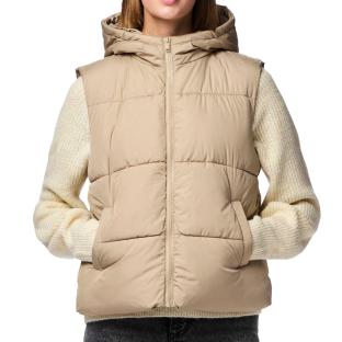 Women's Beige Sleeveless Coat Pieces New Short Photo of the Espace des Marques %store% store - view of %key%