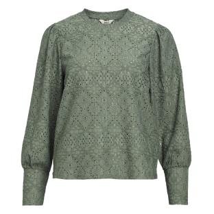 Blouse Dentelle Vert Sauge Femme Vero Moda 23041023 vue 0