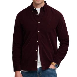 Chemise Bordeaux Homme Superdry Classic vue 0