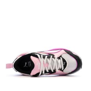 Baskets Blanches/Noires/Roses Femme Puma X-ray 4 vue 0