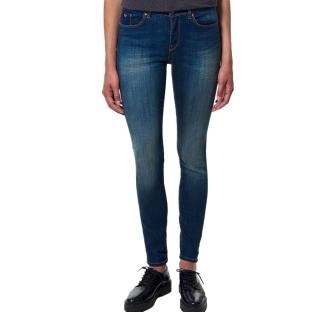 Jean Slim Bleu Délavé Femme Kaporal Jeans FLORE vue 0