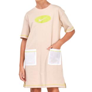 Robe Beige Fille Nike Dress vue 0