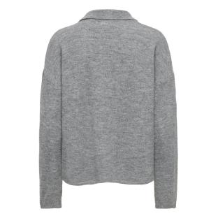 Pull Gris Clair Femme JDY Lanora vue 0