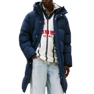 Marine Daunenjacke Herren Tommy Hilfiger Tjm Hooded Down Maxi Ansicht 0