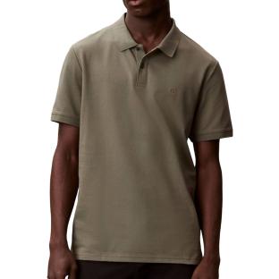 Polo Slim Kaki Homme Calvin Klein Jeans Refined vue 0