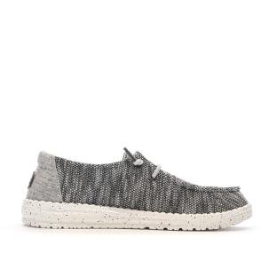 Chaussures Grises Chiné Femme Hey Dude Wendy Sox vue 0