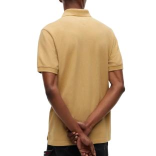 Polo Beige Foncé Homme Tommy Hilfiger Regular vue 0