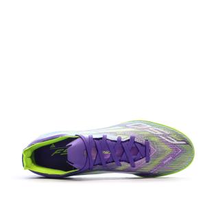 Chaussures de Foot Violet/Jaune Adidas F50 League TF vue 0