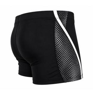 Boxer de bain Noir/Gris Homme Lagon Bleu Lucas vue 0