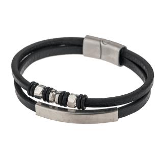 Bracelet Noir Homme Geographical Norway SG-315115 vue 0