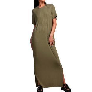 Kleid Grün Frau Pieces Ellen Ansicht 0