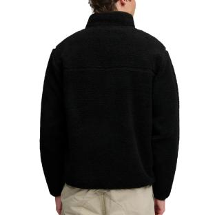 Veste polaire sherpa homme noir et kaki Superdry Vintage Retro vue 0