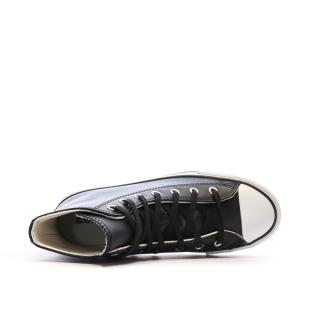 Schwarze Sneakers Frau Converse All Star Eva Ansicht 0
