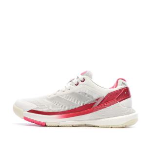 Women's white/pink padel shoes Adidas Crazyquick Boost Padel Photo of the Espace des Marques %store% store - view of %key%