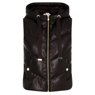 Doudoune sans manches Marron Foncé Femme Morgan GSOLO vue 0
