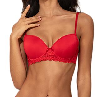 Roter Damen-BH „Les Petites Bombes Etoile“ Ansicht 0