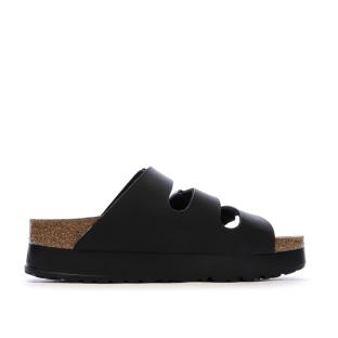Sandales Noires Femme Birkenstock Arizona Papflex vue 0