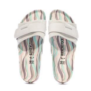 Sandales Grises Clair Femme Birkenstock Arizona vue 0