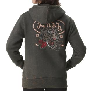 Sweatshirt Braun Frau Von Dutch Rug Ansicht 0