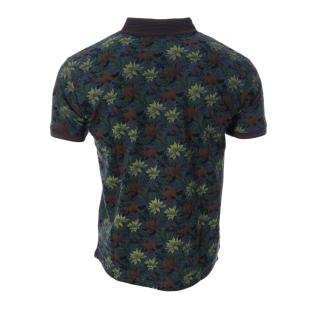 Polo para hombre negro/verde/azul RMS26 91314 ver 0
