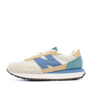 WS237 Baskets Beige/Bleu Femme New Balance vue 0