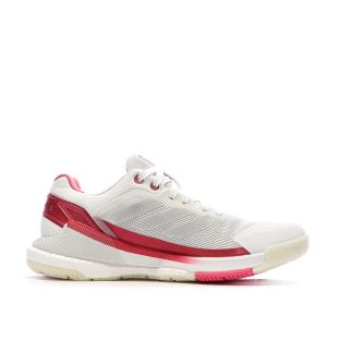 Women's white/pink padel shoes Adidas Crazyquick Boost Padel Photo of the Espace des Marques %store% store - view of %key%