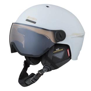 Casque de ski Blanc Mixte Cairn Eclipse Rescue Photochromic vue 0