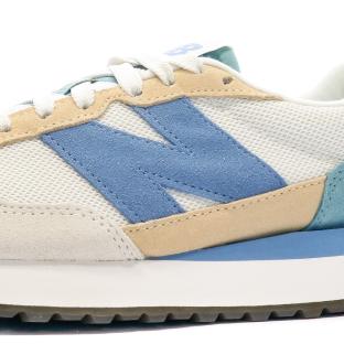 WS237 Baskets Beige/Bleu Femme New Balance vue 0