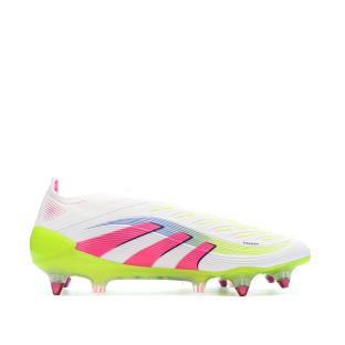 Chaussures de Foot Blanc/Rose Adidas Predator Elite Ll SG vue 0