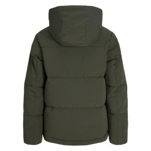 Doudoune à capuche junior kaki Jack & Jones Galaxy Puffer vue 0