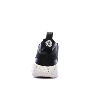 Chaussures de basketball Noires Homme Adidas Rose vue 0