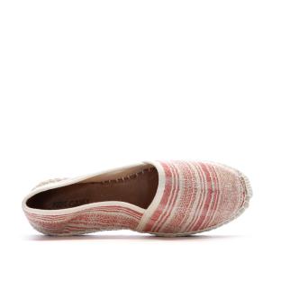 Women’s White/Red Espadrilles – Pare Gabia Aduna Photo of the Espace des Marques %store% store - view of %key%