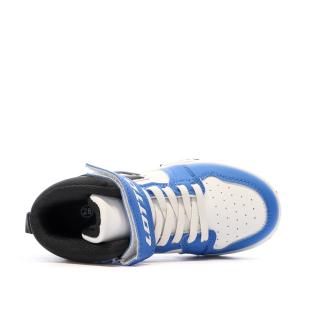 Baskets Bleu/Noir Garçon Lotto Ravenne vue 0
