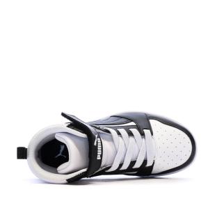 Baskets Blanc/Noires Garçon Puma Rebound vue 0