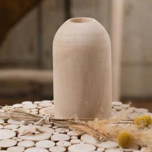 Holzvase „Today Paulonia“, D 10,5 x H 19 cm Ansicht 0