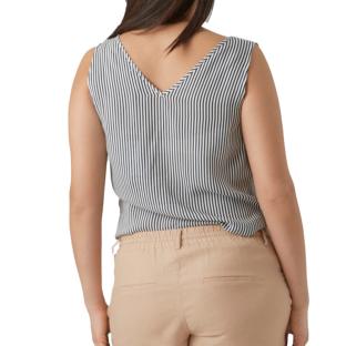 Blouse de Grossesse Noir/Blanc Femme Vero Moda Marternity Bumpy vue 0