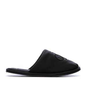 Women's Black Slippers Calvin Klein Jeans Slipper Satin Moire Photo of the Espace des Marques %store% store - view of %key%