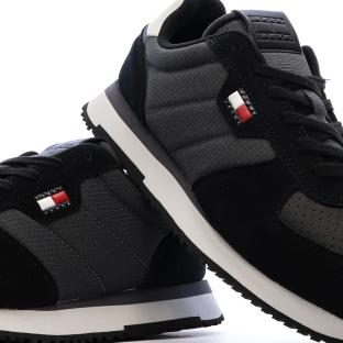 Tommy Hilfiger Runner Flag Men’s Black Trainers Photo of the Espace des Marques %store% store - view of %key%