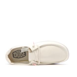 Chaussures Blanches Femme Hey Dude Wendy Rise vue 0