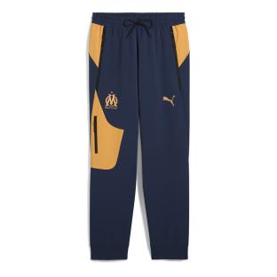 OM Track Pants Navy/Orange Men's Puma 2024/2025 Photo of the Espace des Marques %store% store - view of %key%