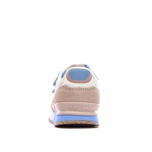 Baskets Rose/Bleu Fille Pepe jeans London Band vue 0