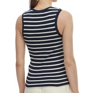 Débardeur Marine/Blanche Femme Tommy Hilfiger Slim Cody vue 0