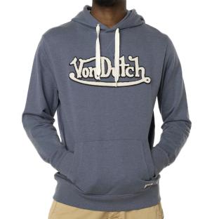 Sweat Bleu Grisé Homme Von Dutch BRANDO vue 0