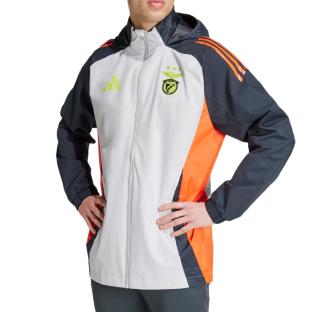SL Benfica Men's Grey Adidas Tiro 24 Jacket Photo of the Espace des Marques %store% store - view of %key%