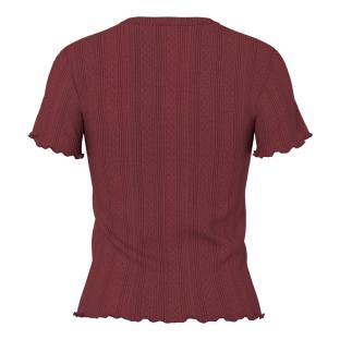 Camiseta Burdeos Mujer Pieces Marie ver 0