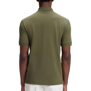 Polo Kaki/Marron Homme Hugo Boss Pallas vue 0