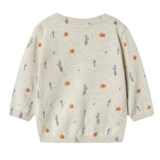 Name it Fohio Girl's Beige Flower Sweater Photo of the Espace des Marques %store% store - view of %key%